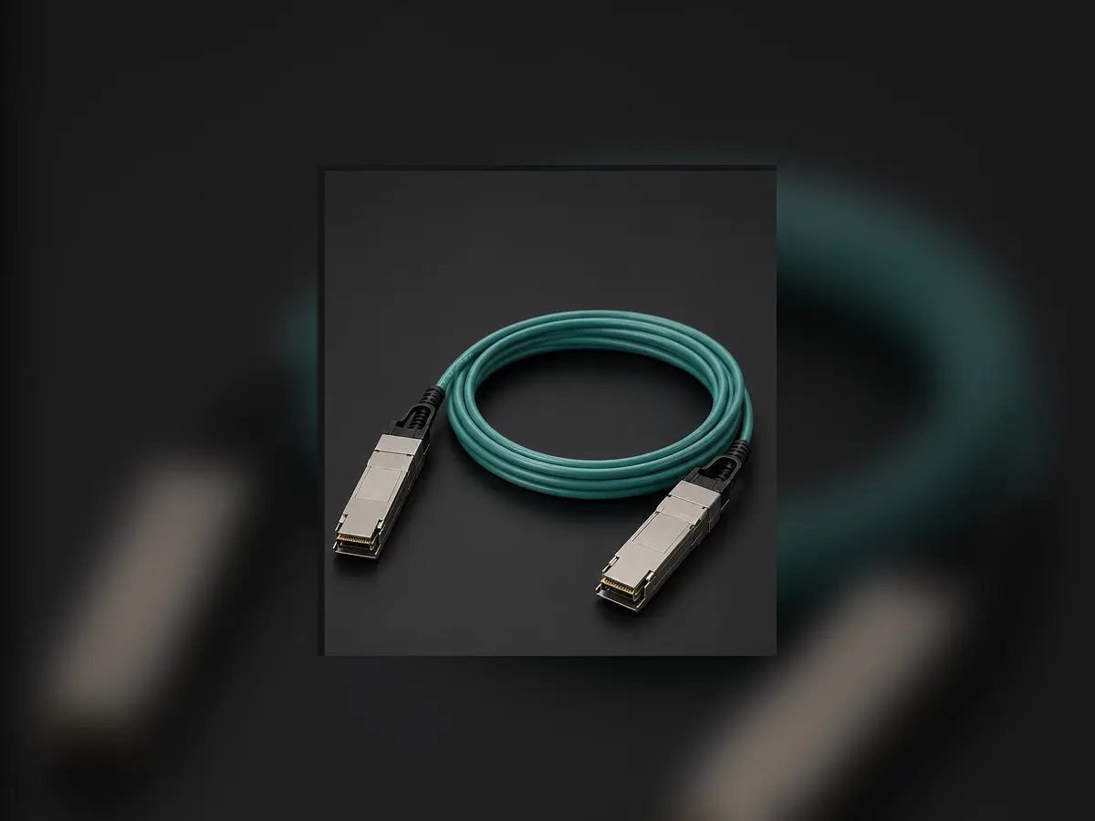 100G QSFP28 Active Optical Cable — view 1
