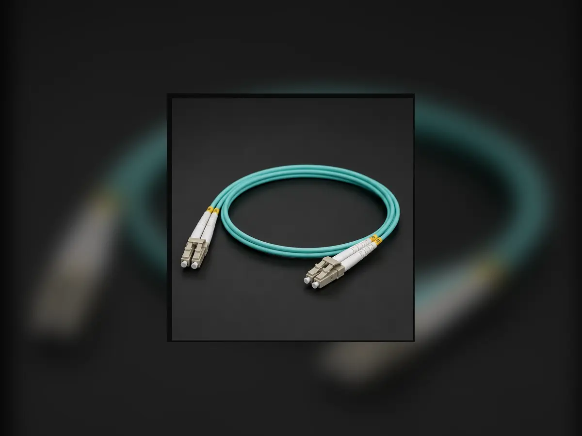 LC Duplex Fibre Patch Cord — view 1