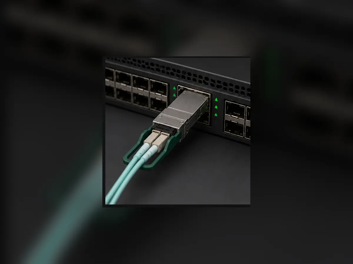 400G QSFP-DD LR4 10km LC Transceiver — görünüm 5